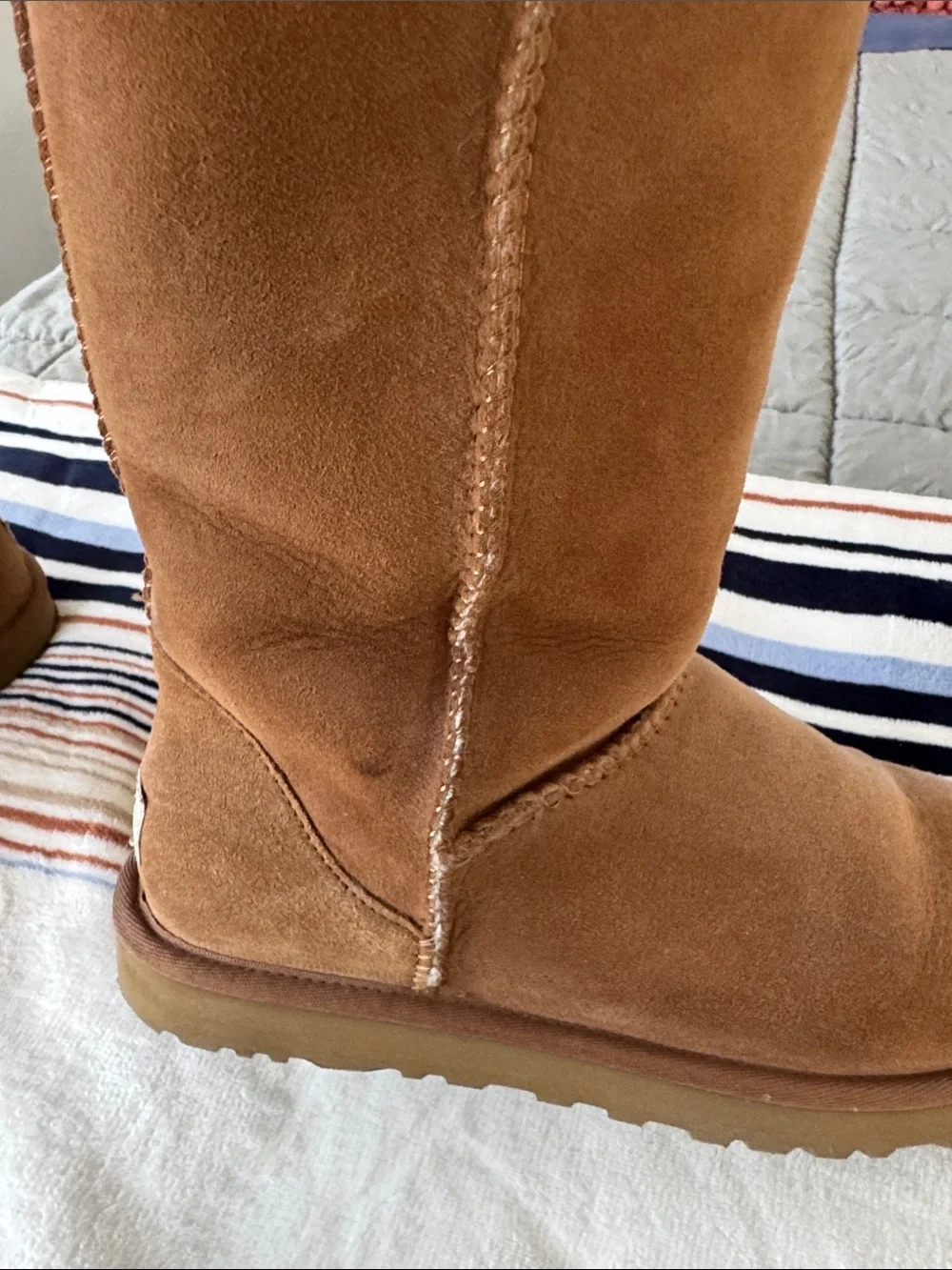 UGG Chestnut Tall Suede Winter Boots